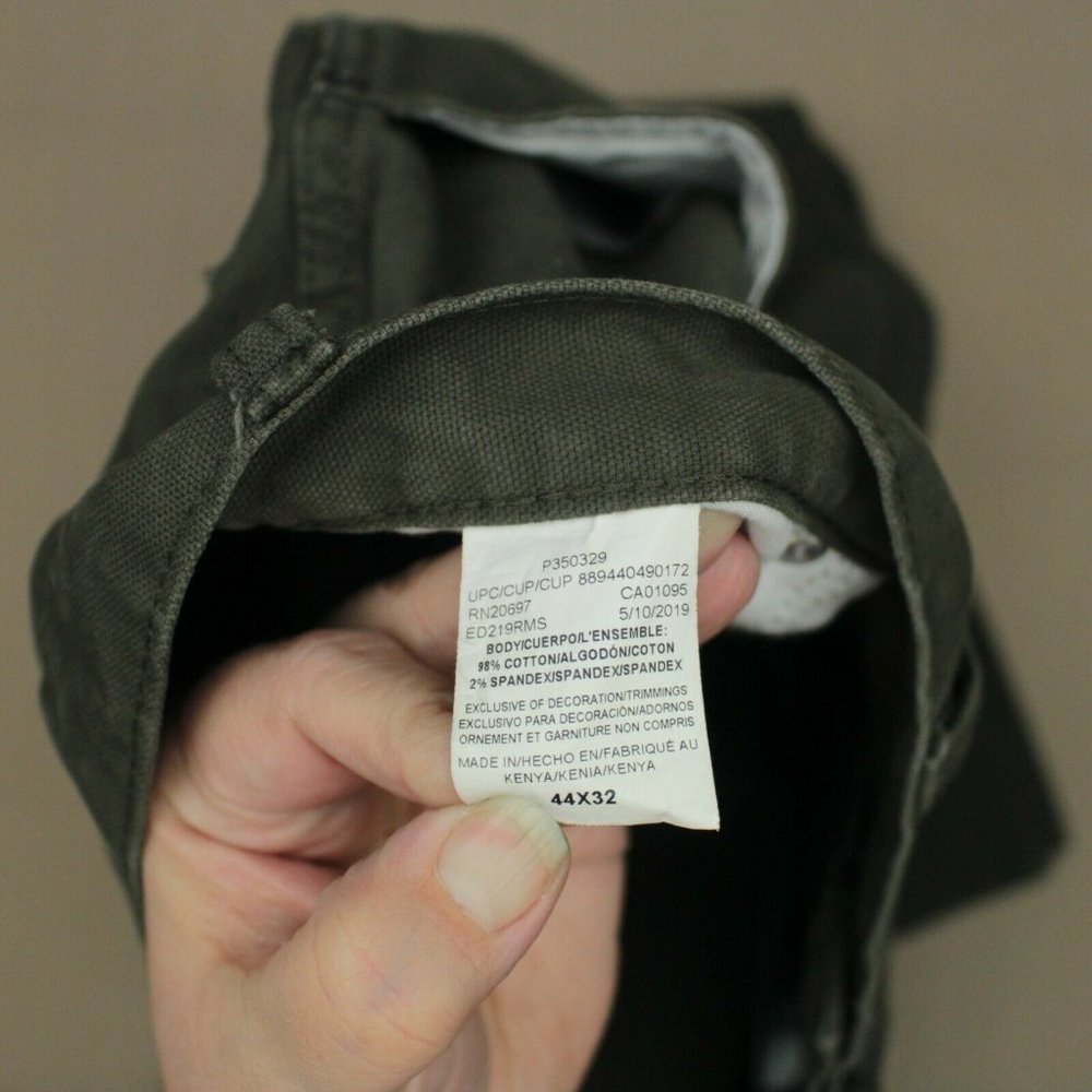 Dickies Dungaree Flex Duck Straight Leg Jeans Men's Size 44 X 32 Moss Green NWT - Picture 7 of 9